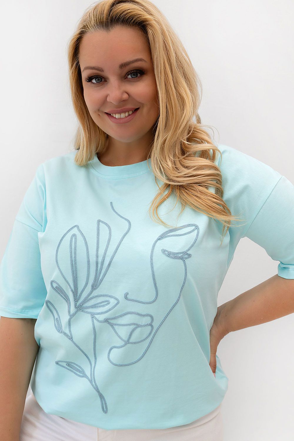  T-shirt marime plus model 230451 Relevance 
