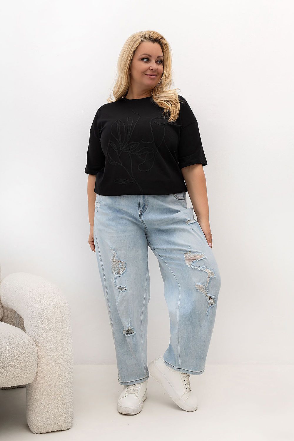  T-shirt marime plus model 230453 Relevance 