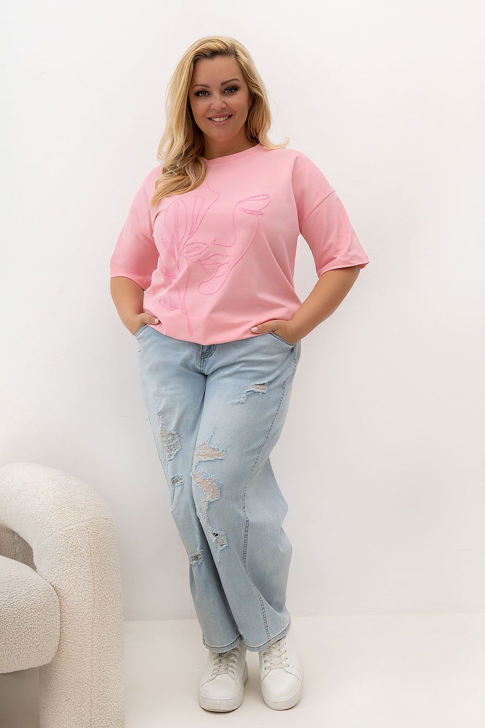  T-shirt marime plus model 230454 Relevance 