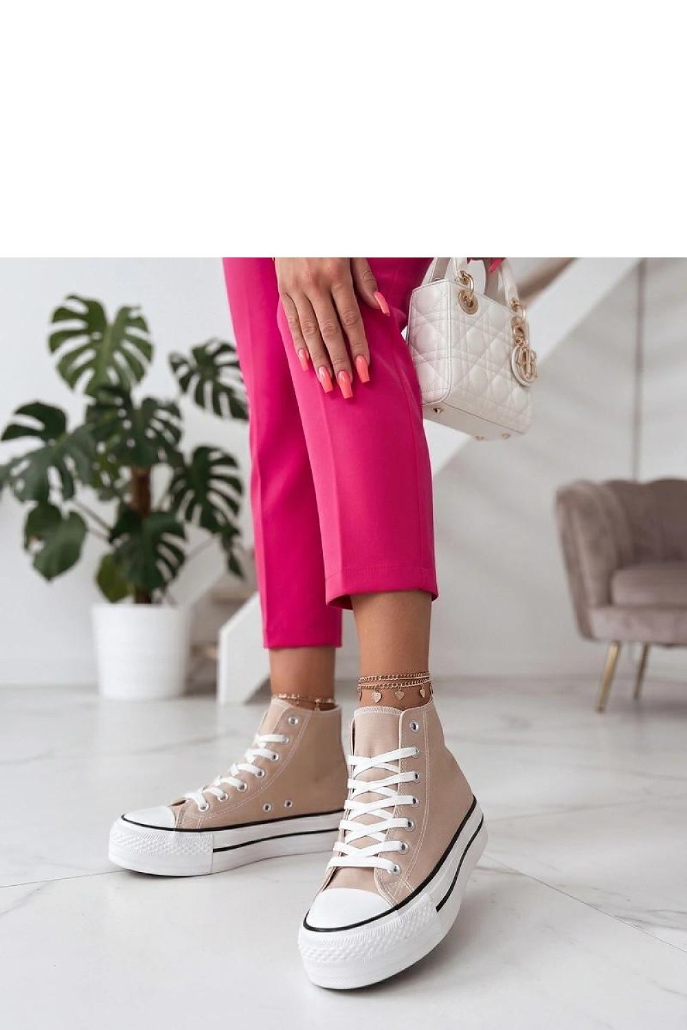  Adidași cu platformă model 230467 Solea 