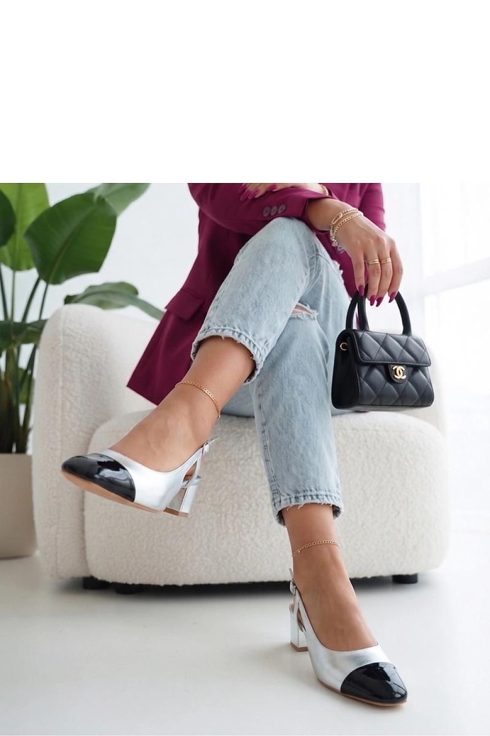  Pantofi dcu toc gros model 230485 Solea 