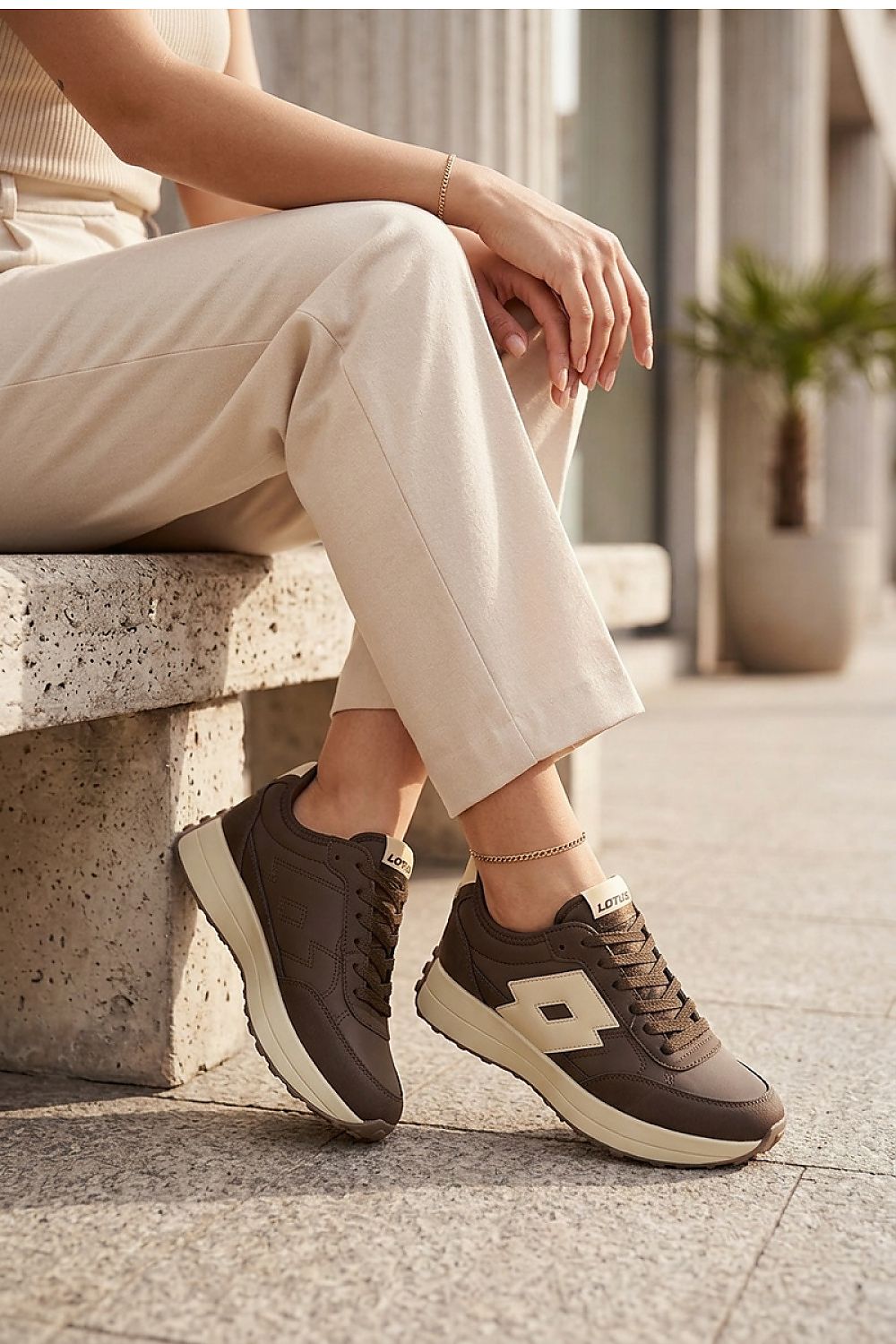  Pantofi sport pe platformă model 230615 Step in style 
