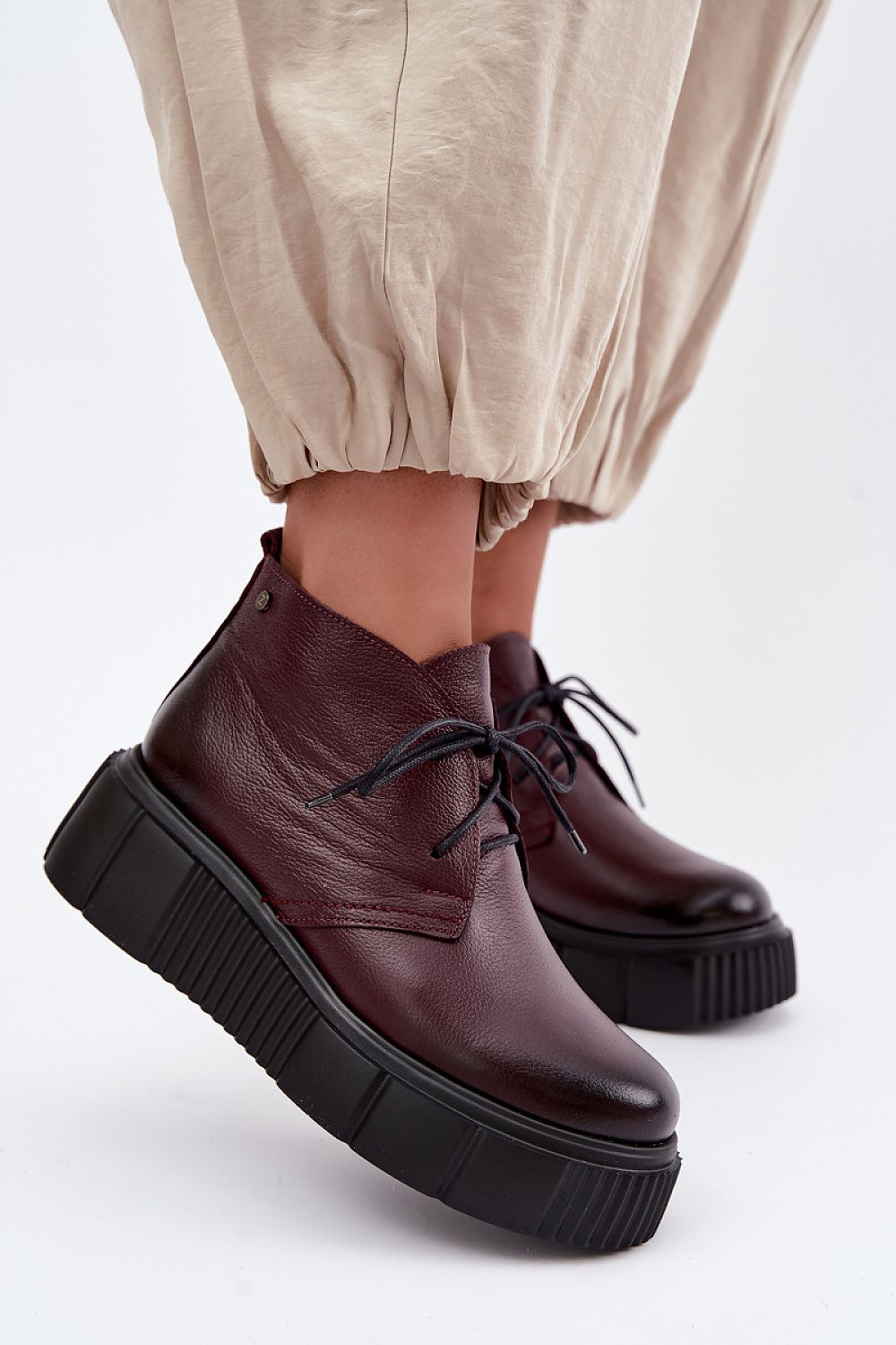  Pantofi sport cu platformă model 231166 Step in style 