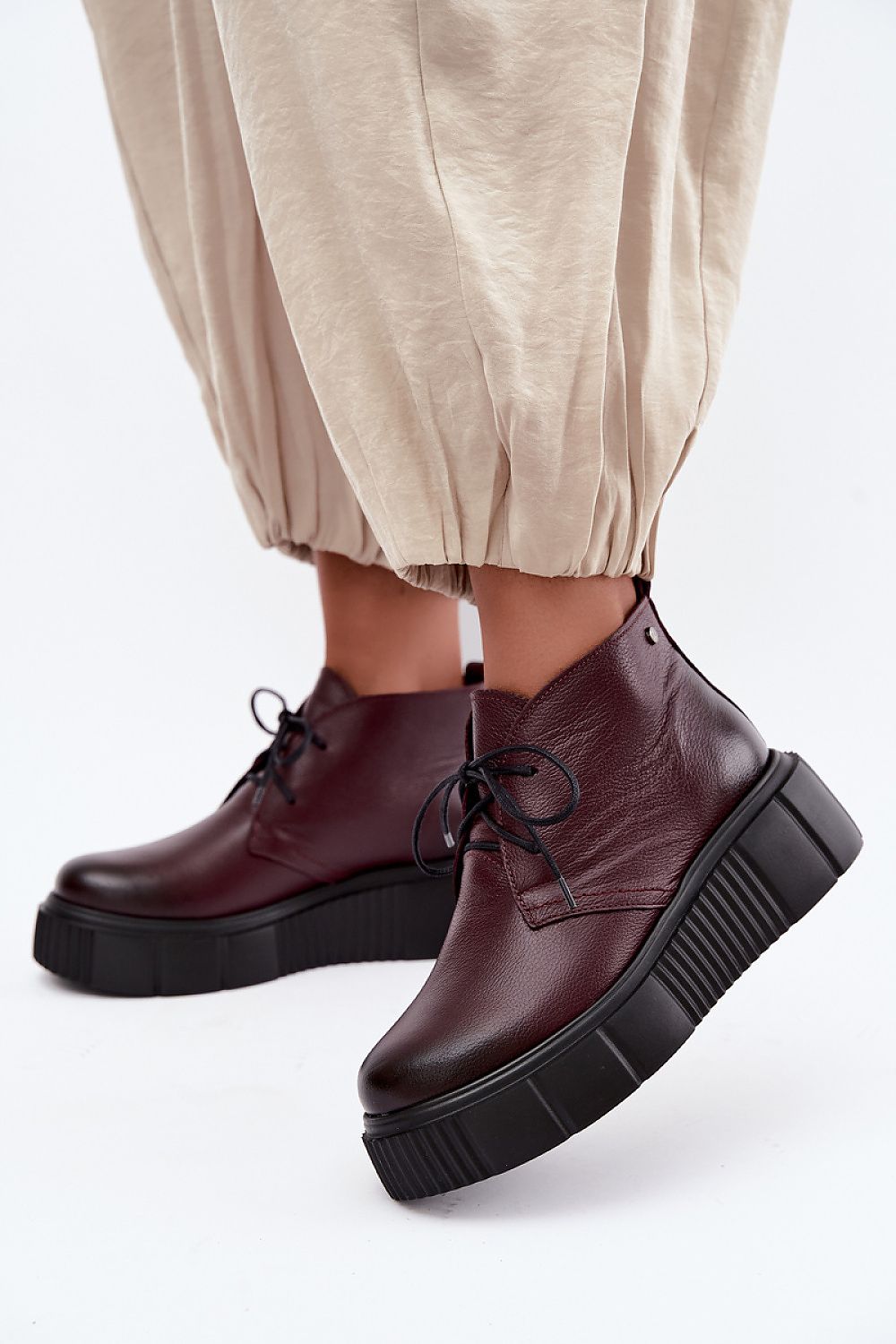  Pantofi sport cu platformă model 231166 Step in style 
