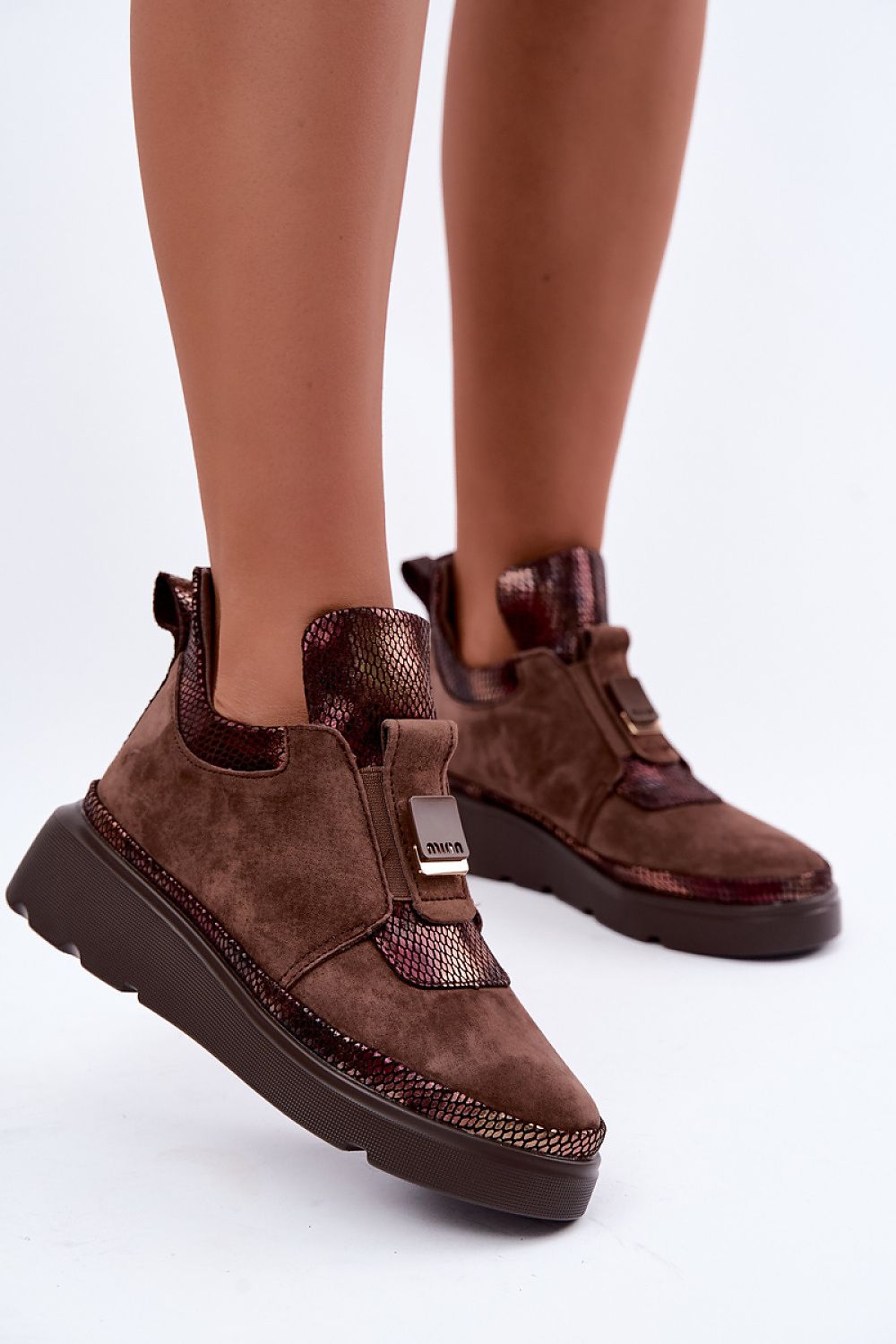  Pantofi sport cu platformă model 231172 Step in style 