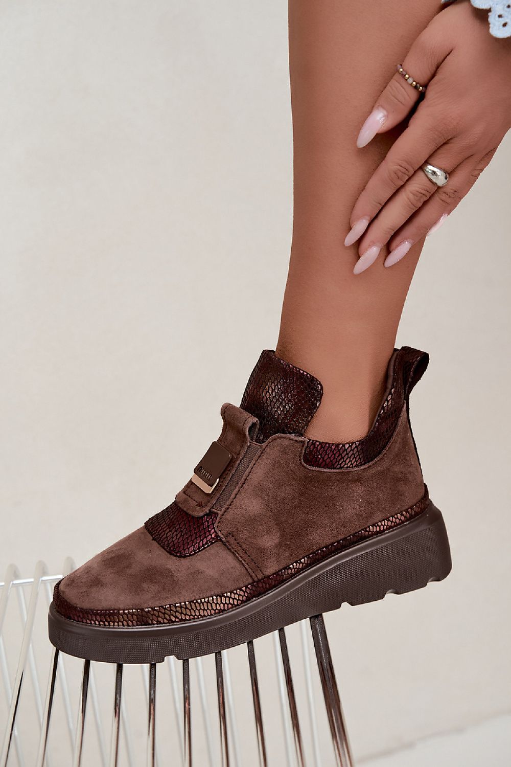  Pantofi sport cu platformă model 231172 Step in style 