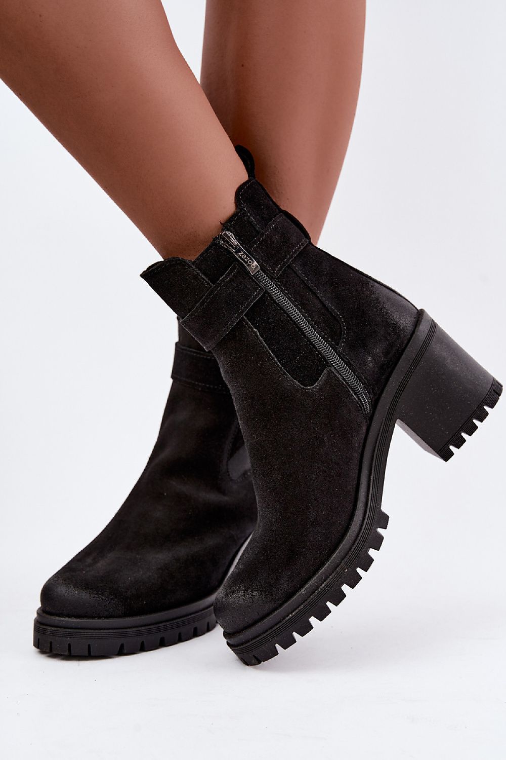  Botine cu toc model 231195 Step in style 