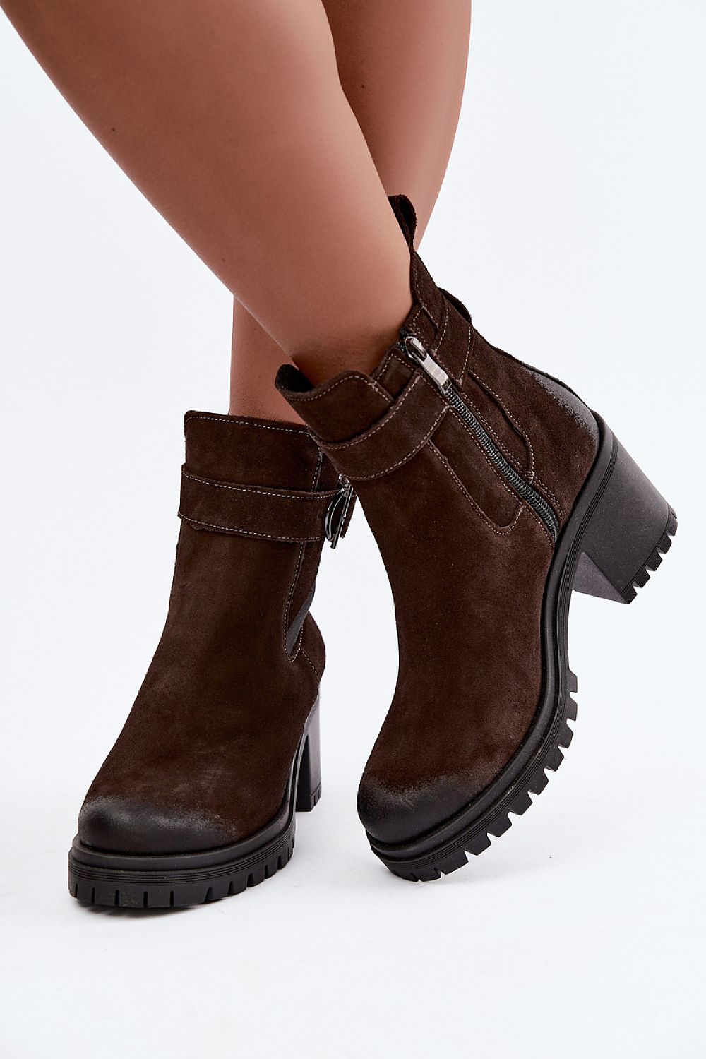  Botine cu toc model 231196 Step in style 