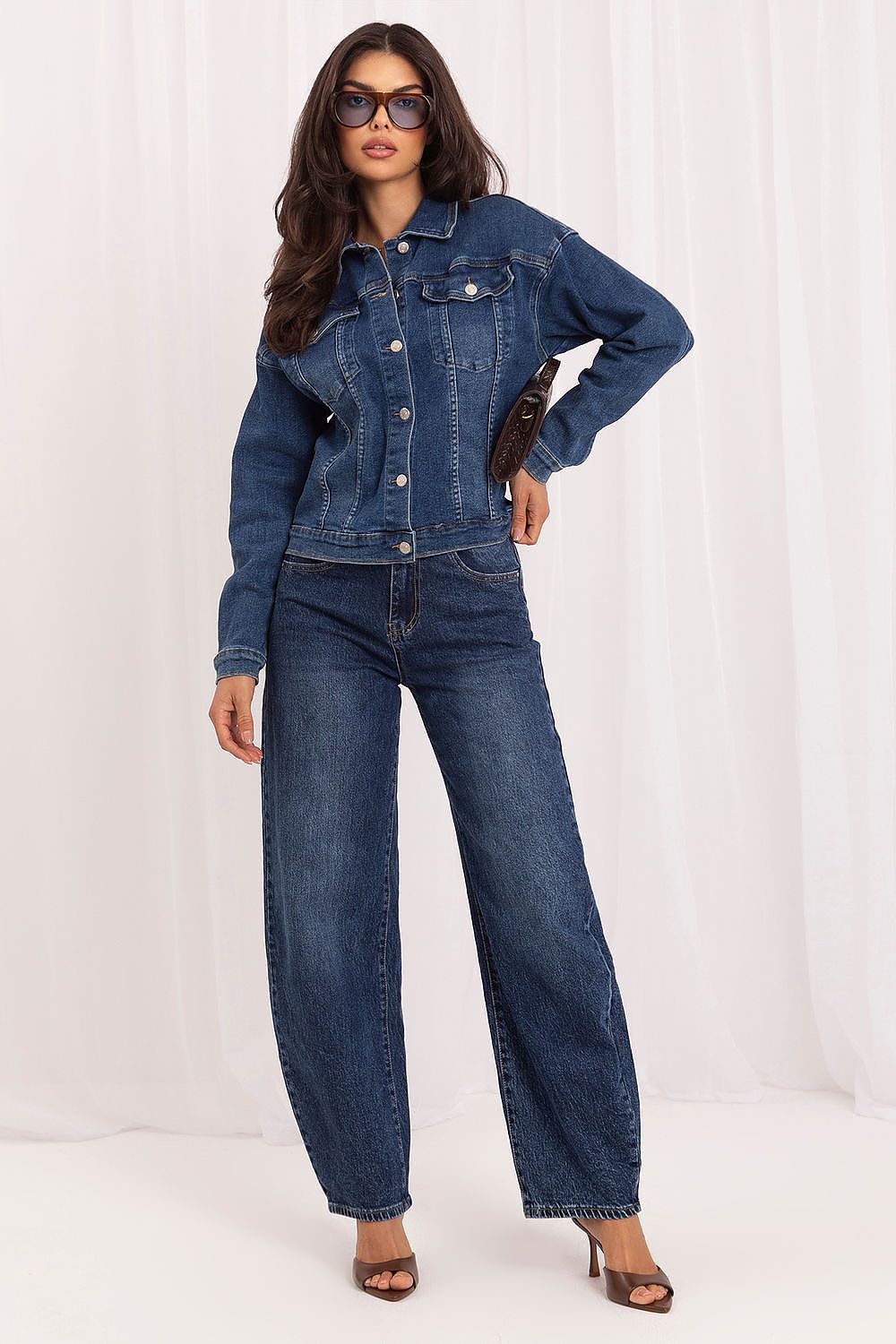  Jachetă din denim model 231366 Italy Moda 