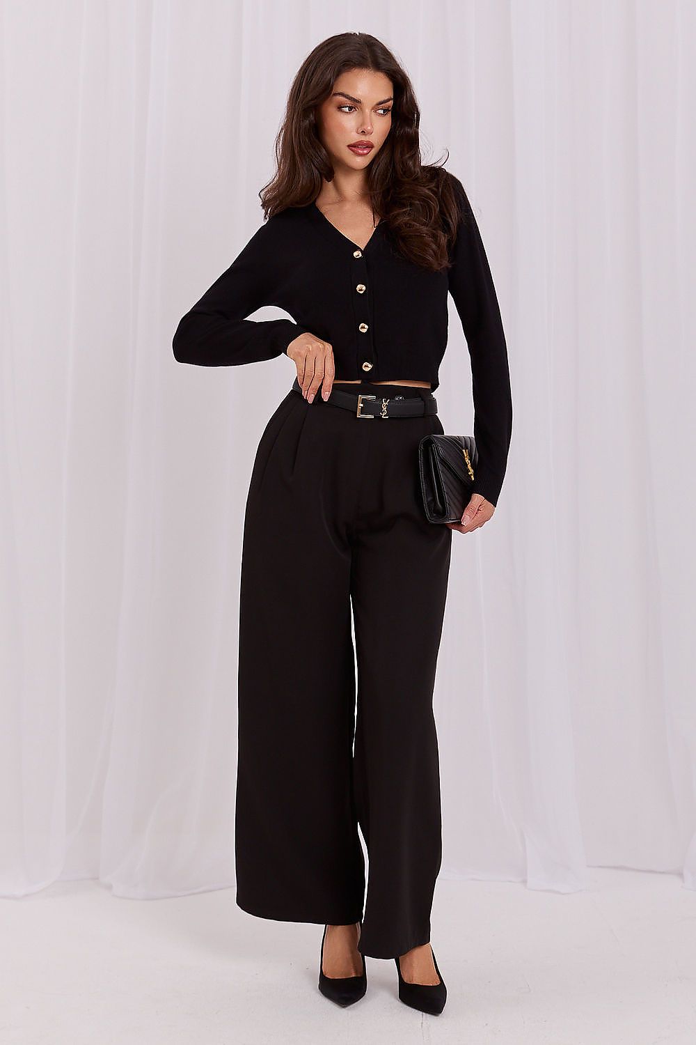  Sveter cu închidere model 231489 Italy Moda 