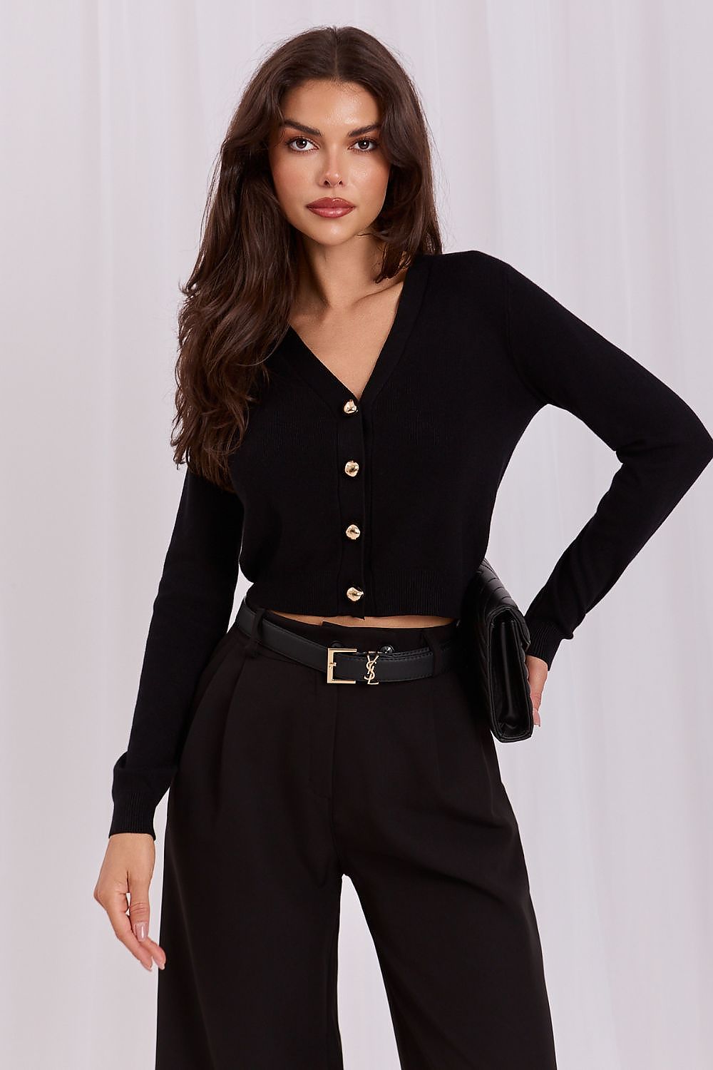  Sveter cu închidere model 231489 Italy Moda 