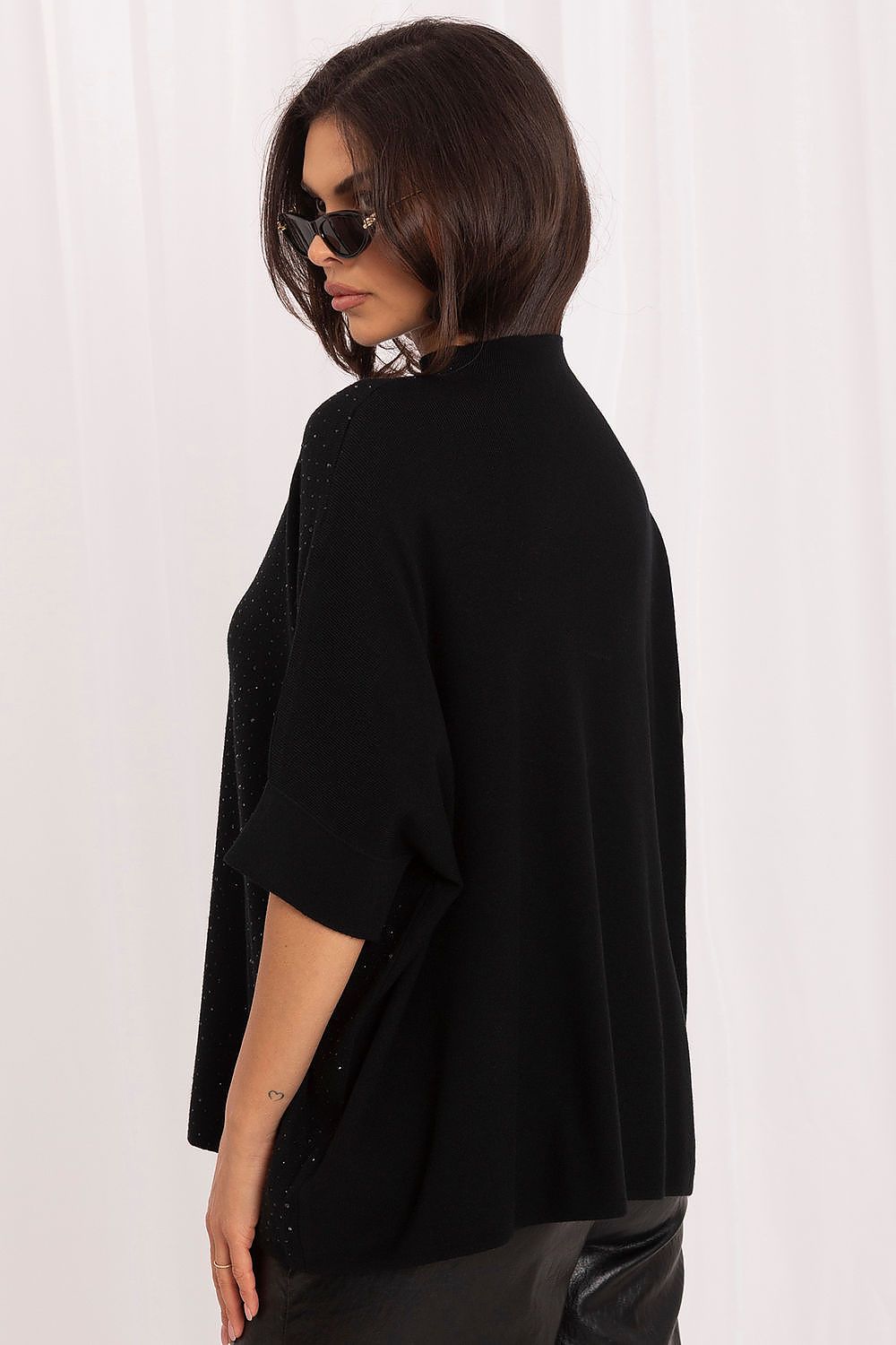 Pulover cu mânecă scurtă model 231502 Italy Moda 