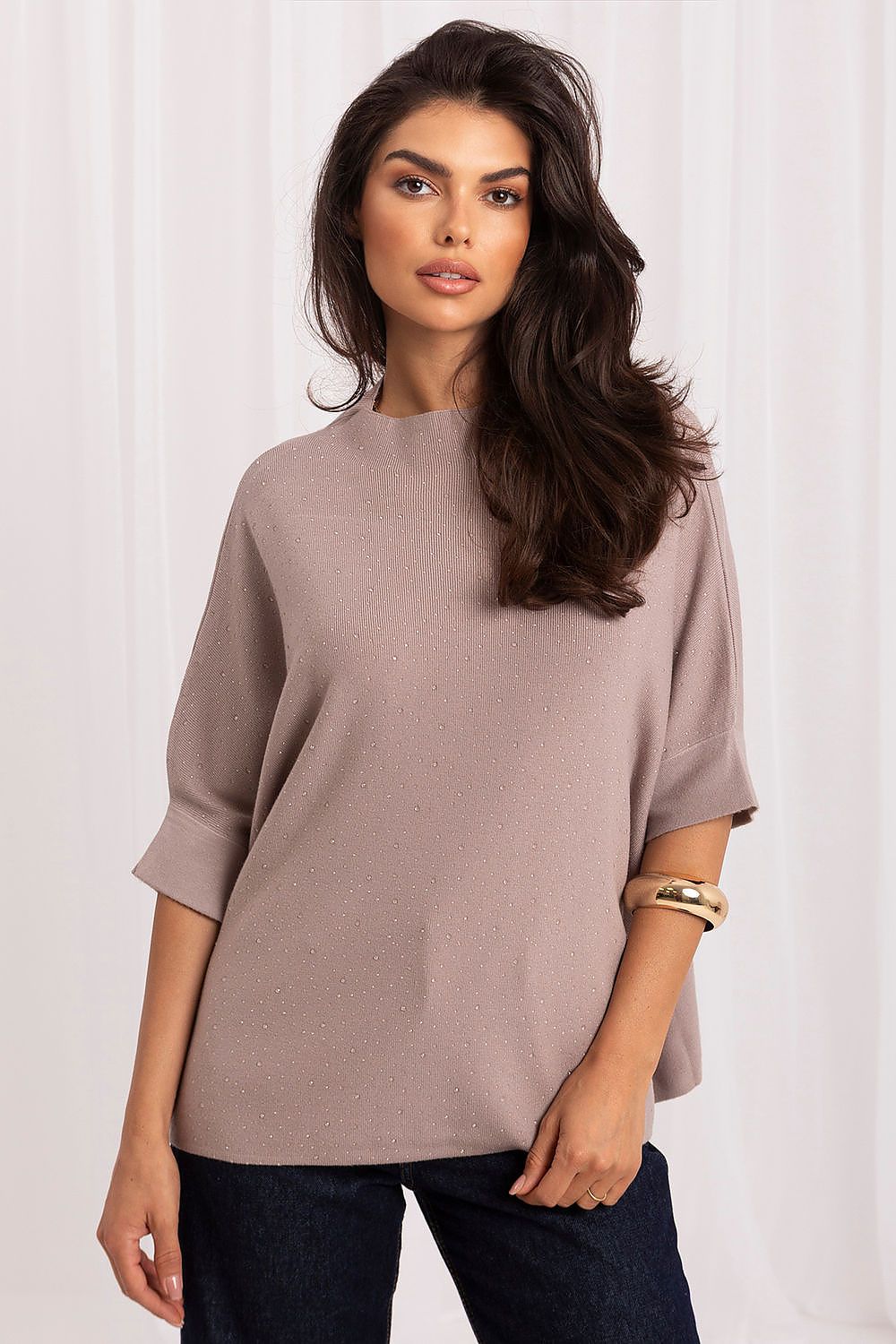  Pulover cu mânecă scurtă model 231503 Italy Moda 