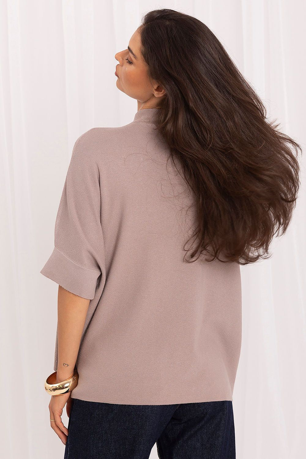  Pulover cu mânecă scurtă model 231503 Italy Moda 