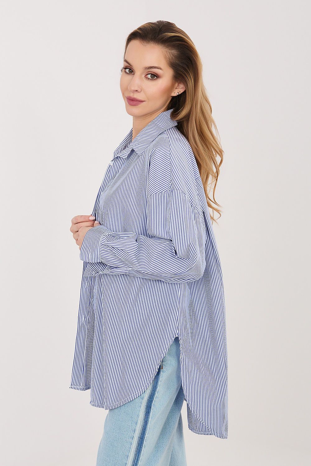  Cămaşă cu mânecă lungă model 231521 Italy Moda 