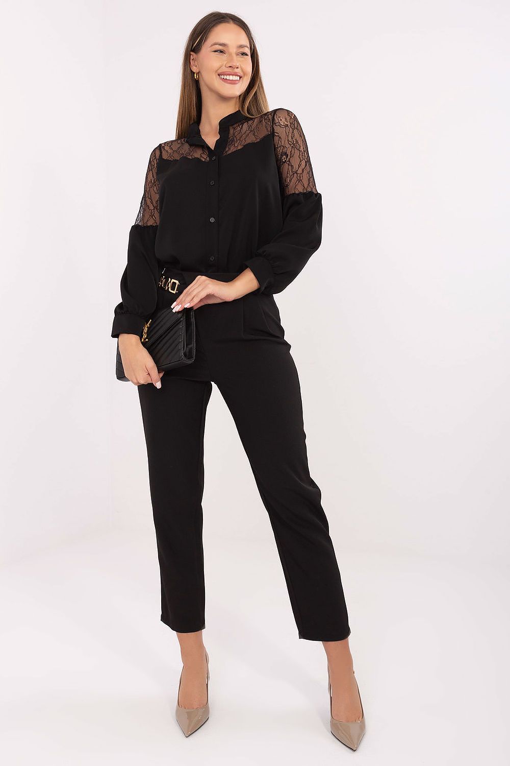  Cămaşă cu mânecă lungă model 231525 Italy Moda 