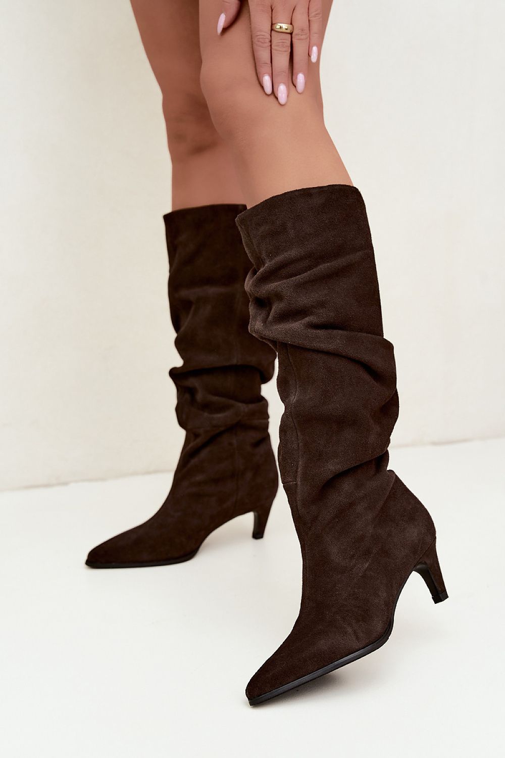  Cizme cu toc model 231584 Step in style 