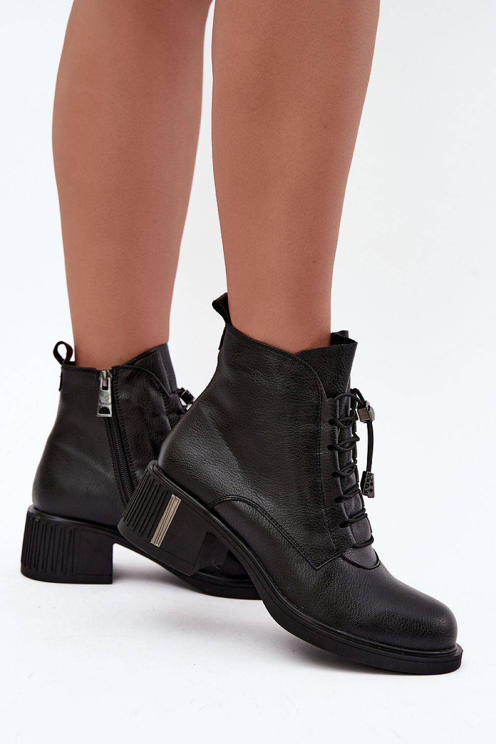  Botine cu toc model 231585 Step in style 