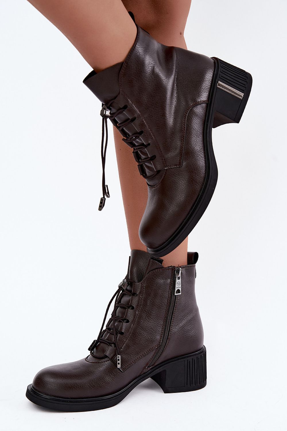  Botine cu toc model 231586 Step in style 