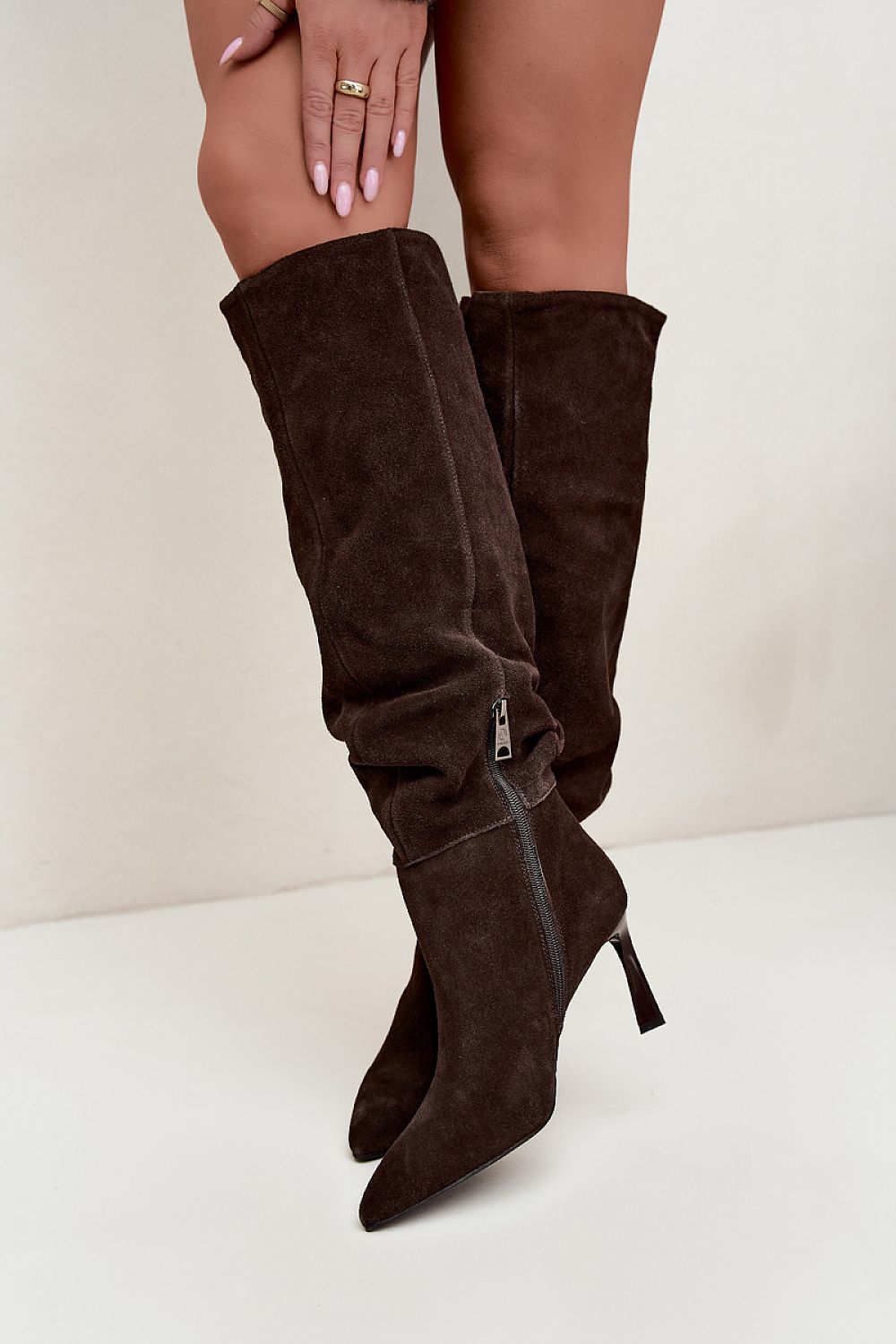  Cizme cu toc model 231589 Step in style 