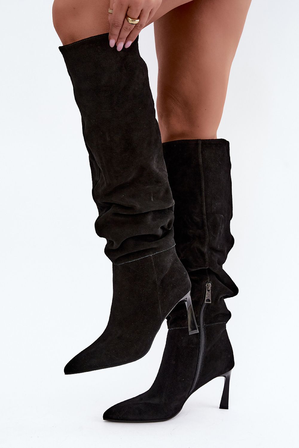  Cizme cu toc model 231590 Step in style 