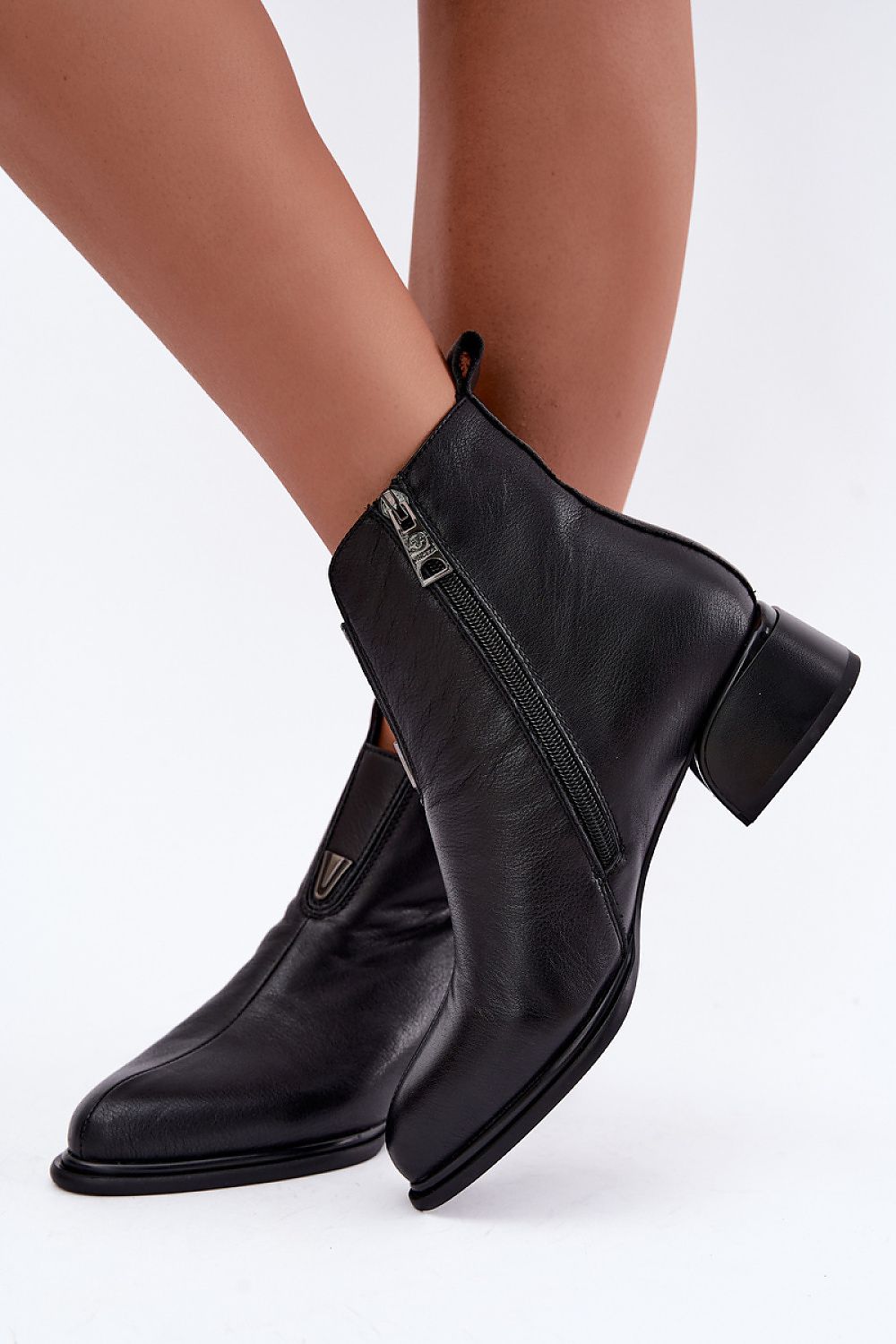  Botine cu toc model 231597 Step in style 