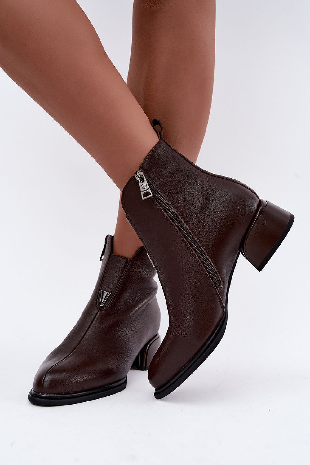  Botine cu toc model 231598 Step in style 