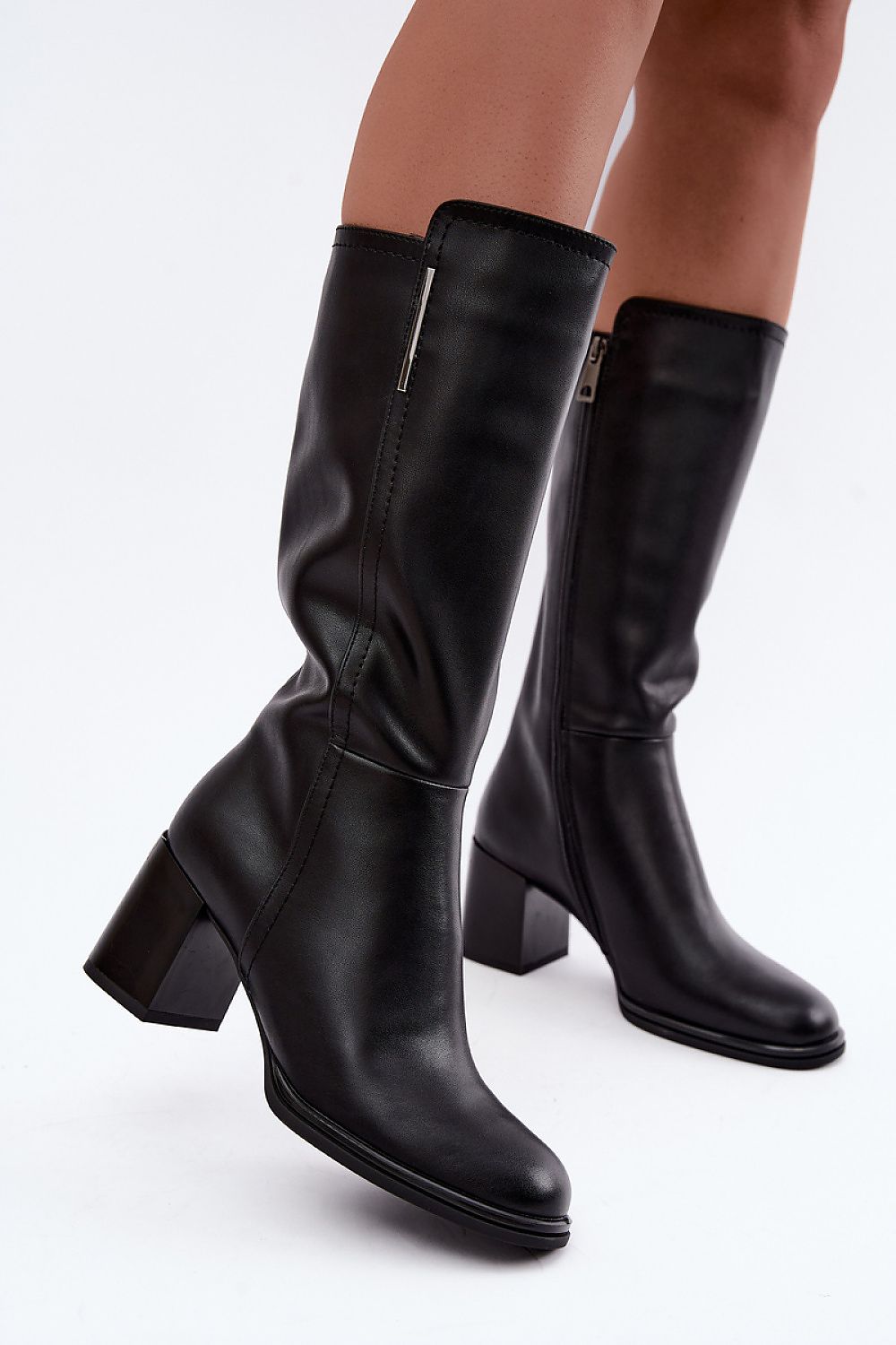  Cizme cu toc model 231599 Step in style 