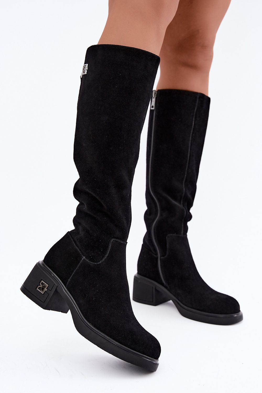  Cizme cu toc model 231601 Step in style 