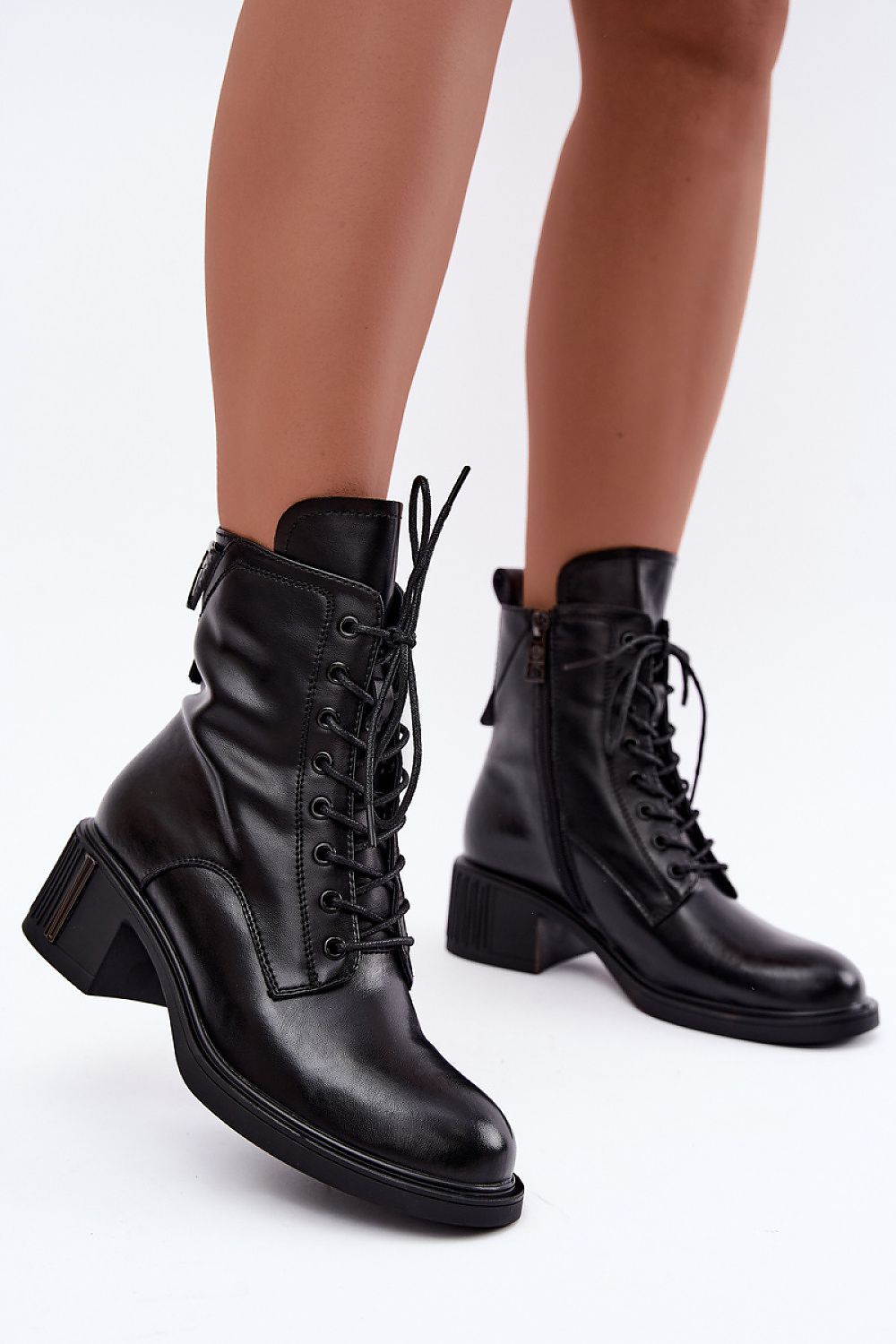  Botine cu toc model 231606 Step in style 