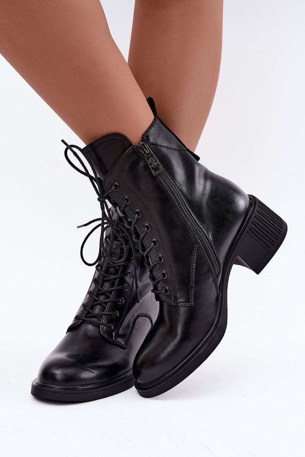  Botine cu toc model 231606 Step in style 