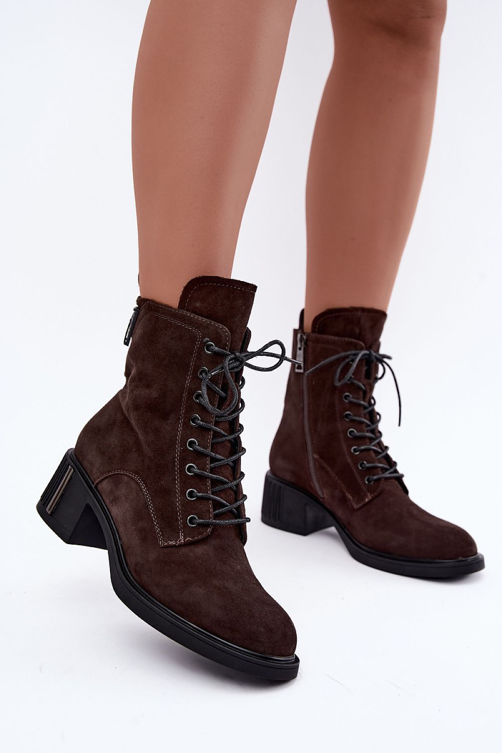  Botine cu toc model 231607 Step in style 