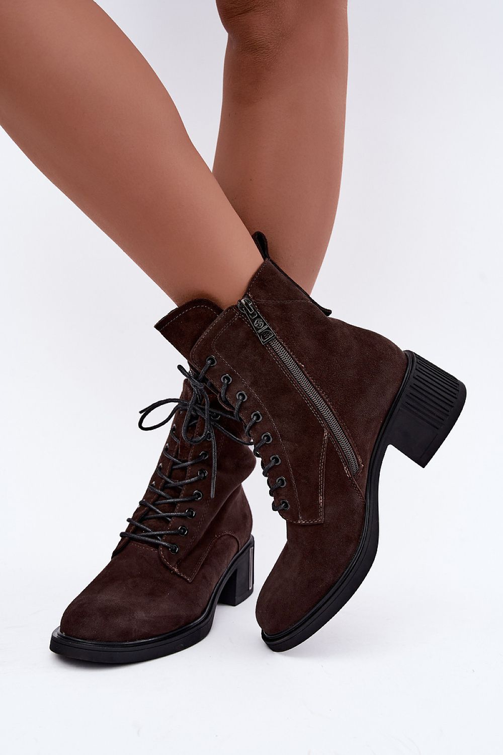  Botine cu toc model 231607 Step in style 