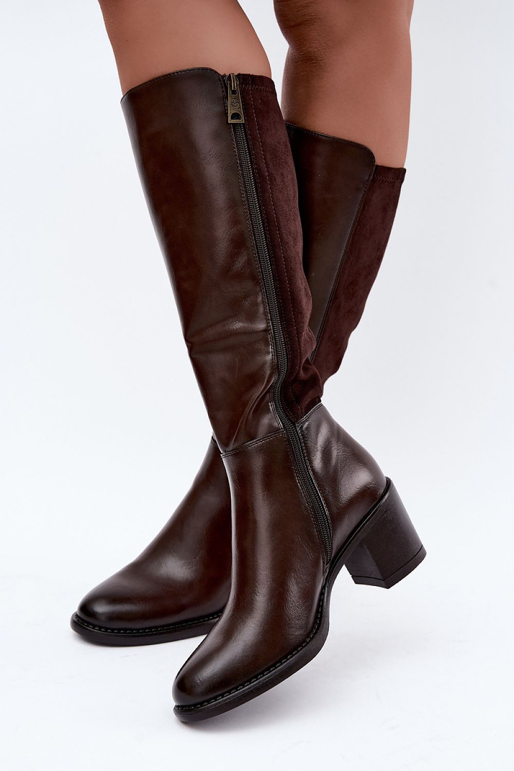  Cizme cu toc model 231621 Step in style 