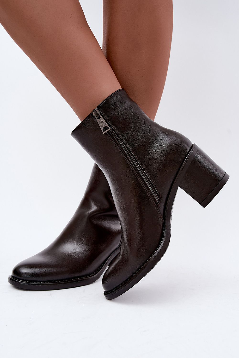  Botine cu toc model 231623 Step in style 