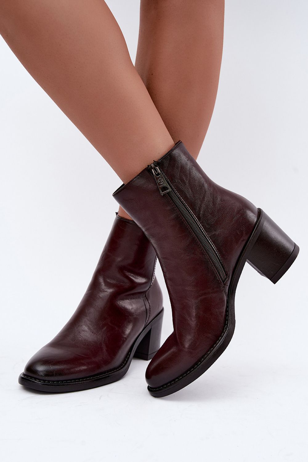  Botine cu toc model 231624 Step in style 