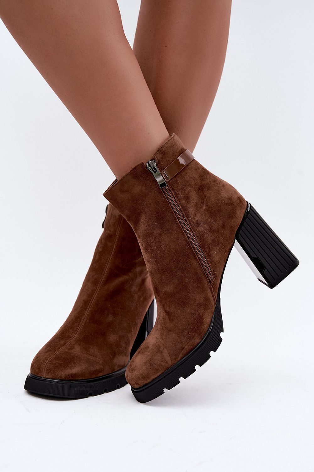  Botine cu toc model 231627 Step in style 