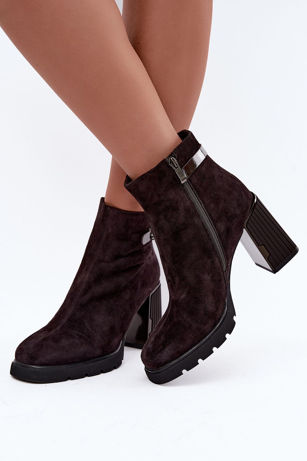  Botine cu toc model 231628 Step in style 