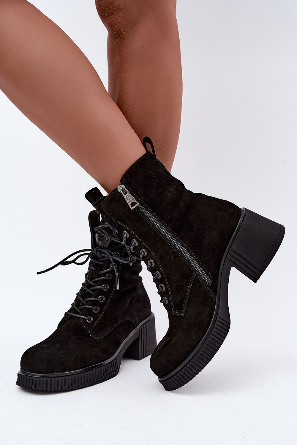  Botine cu toc model 231636 Step in style 