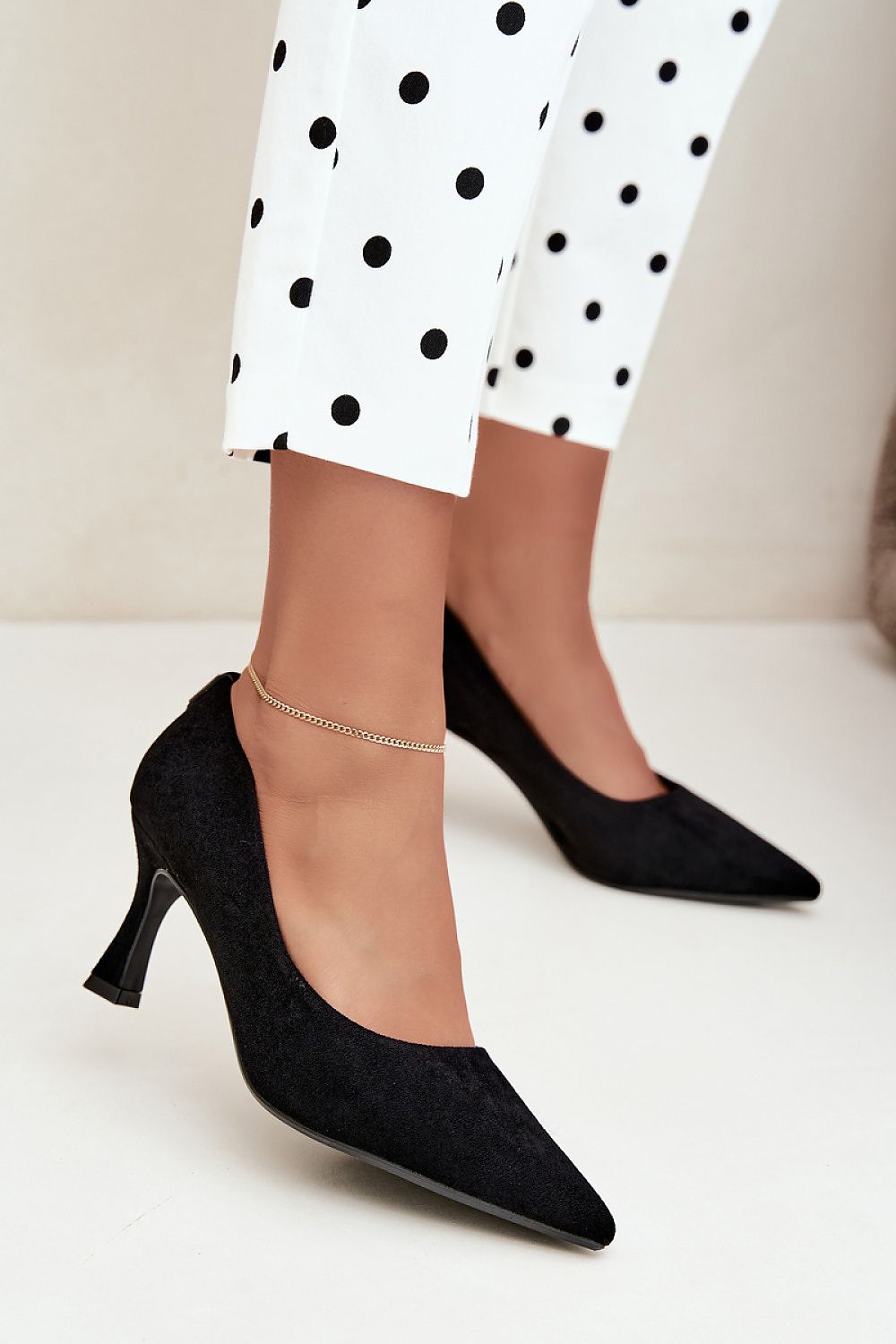  Pantofi cu toc simplu model 231641 Step in style 