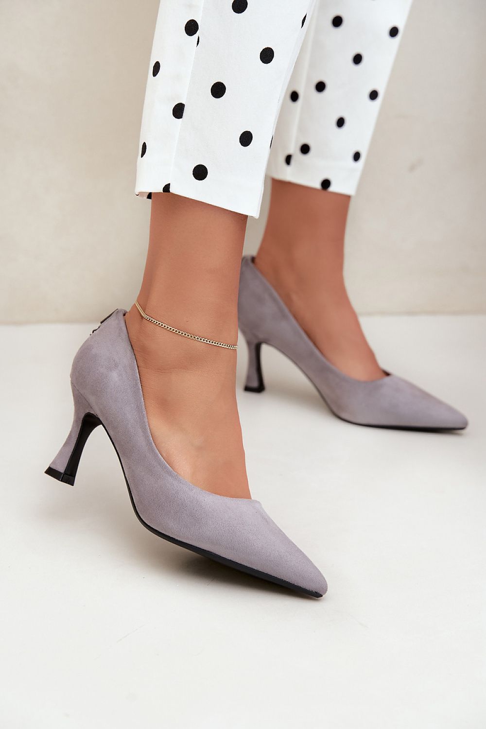  Pantofi cu toc simplu model 231642 Step in style 