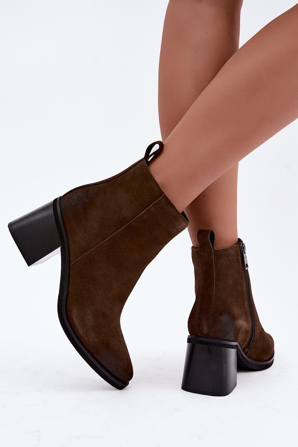  Botine cu toc model 231651 Step in style 