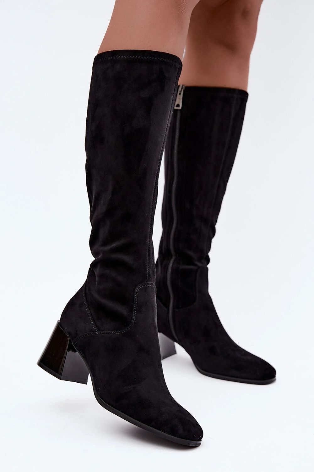  Cizme cu toc model 231644 Step in style 