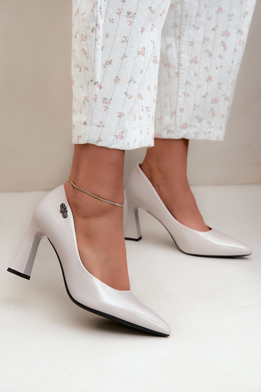  Pantofi dcu toc gros model 231792 Step in style 