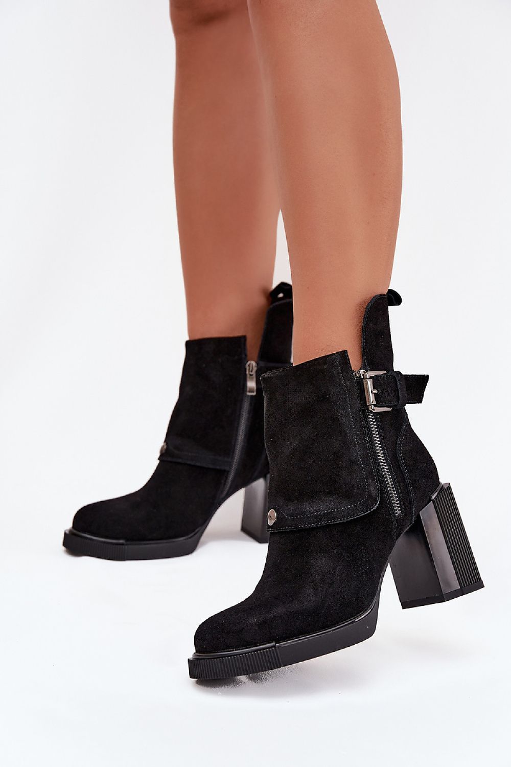  Botine cu toc model 231794 Step in style 