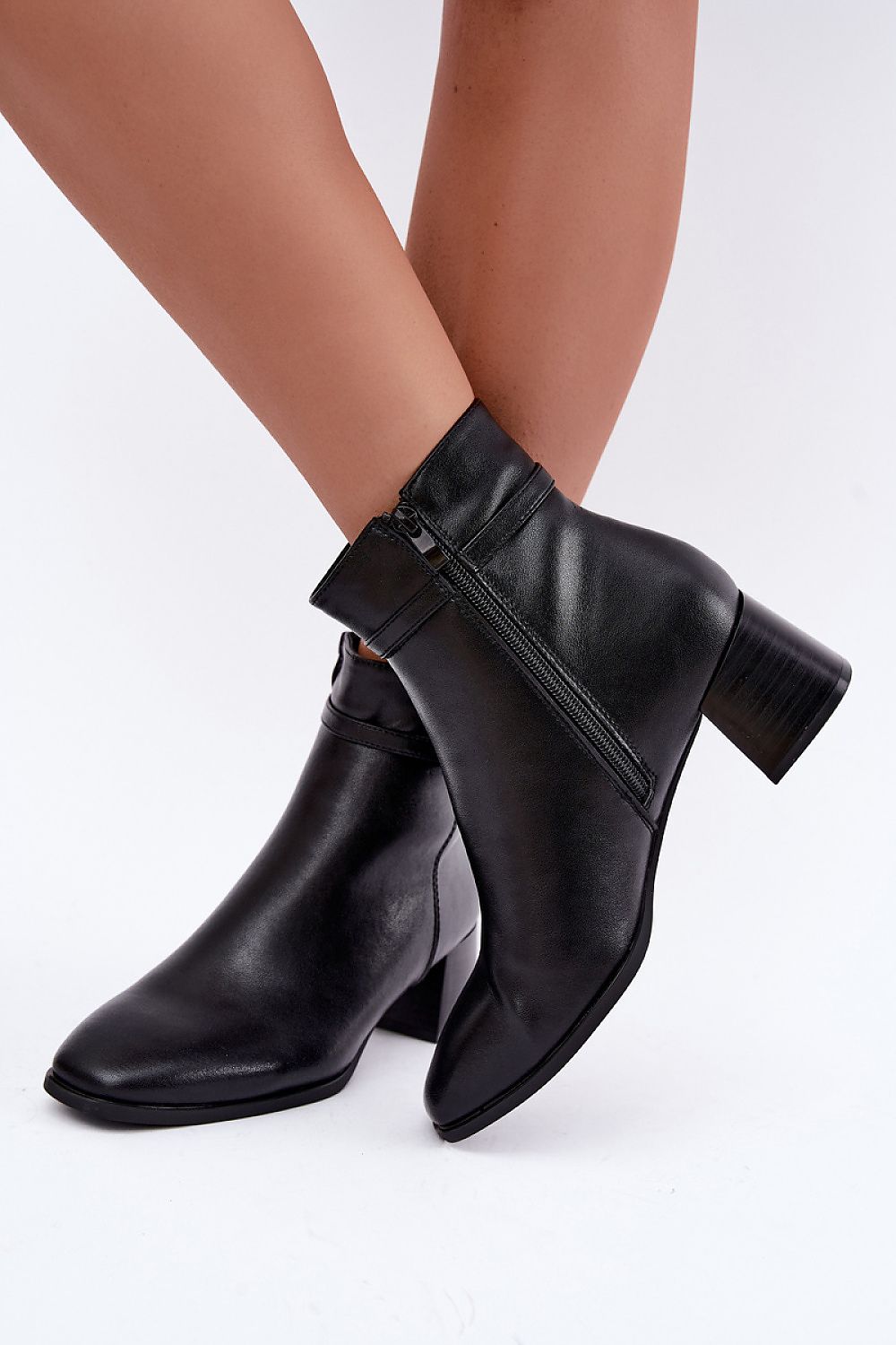  Botine cu toc model 231805 Step in style 