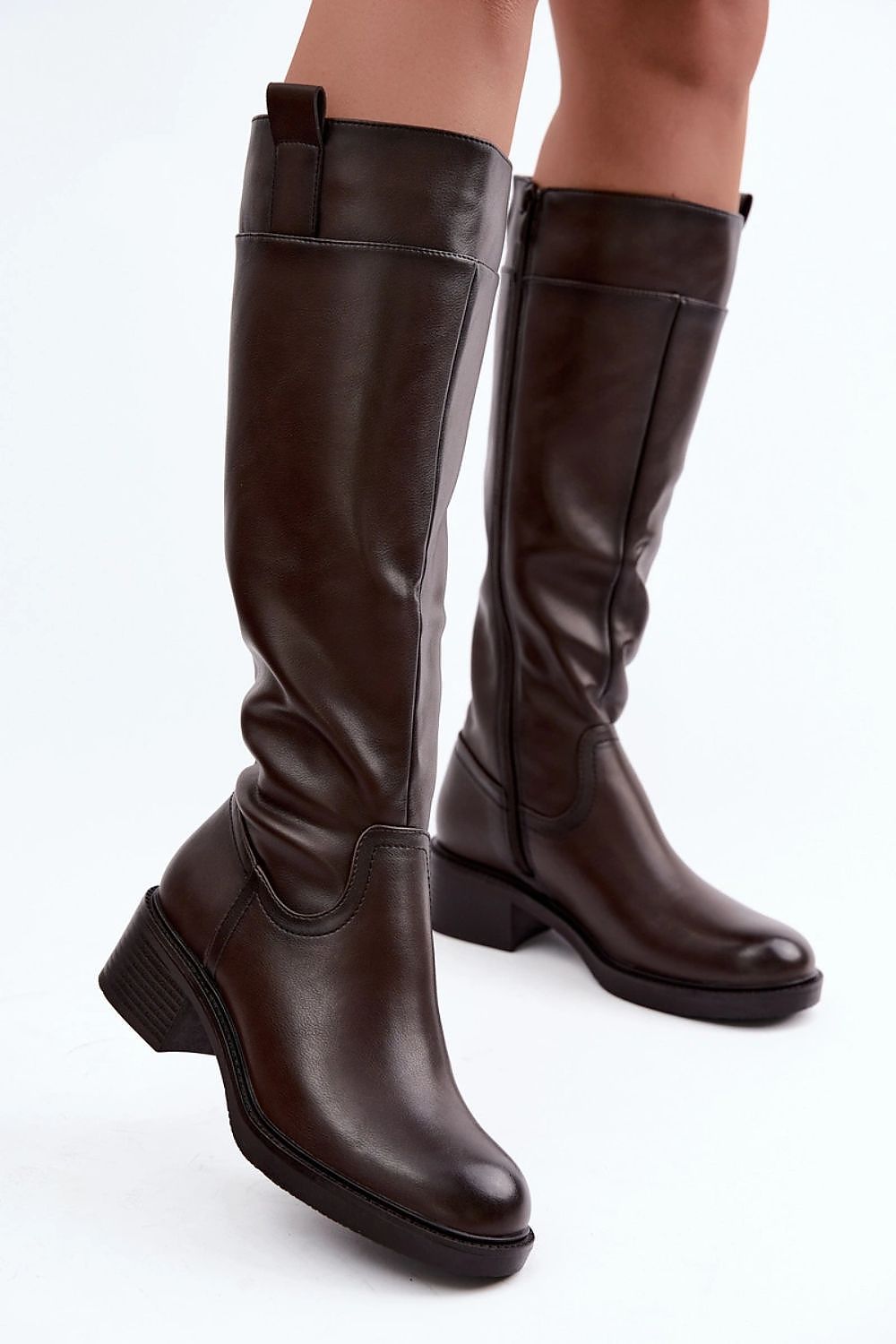  Cizme cu toc model 231807 Step in style 