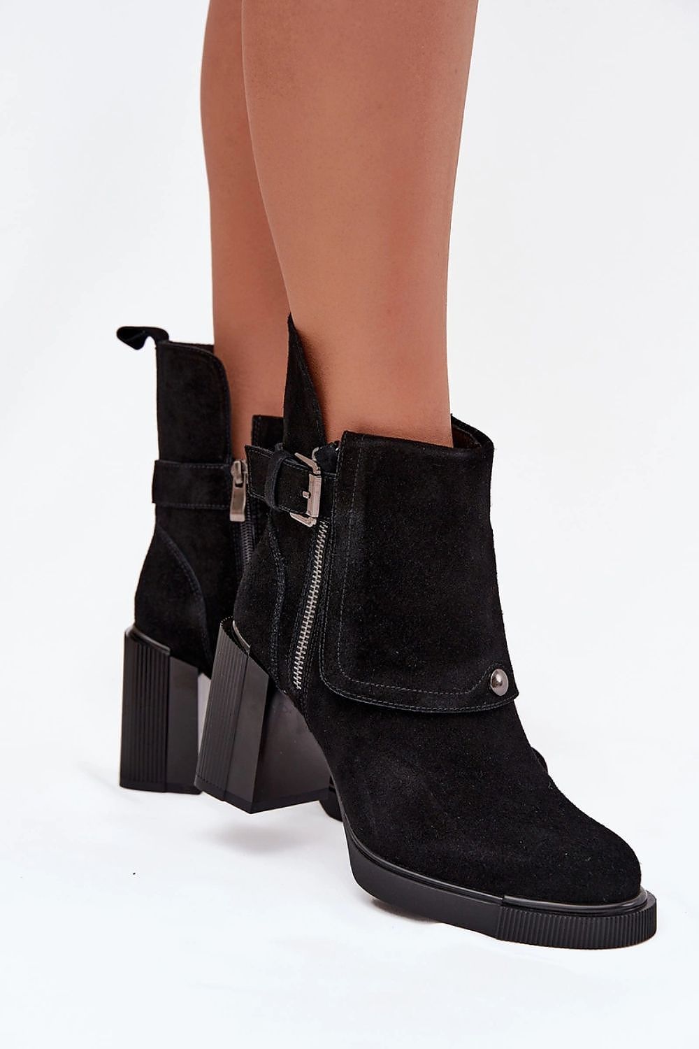  Botine cu toc model 231794 Step in style 