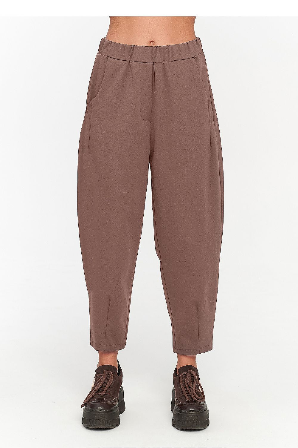 Pantaloni de damă model 231980 Makadamia 