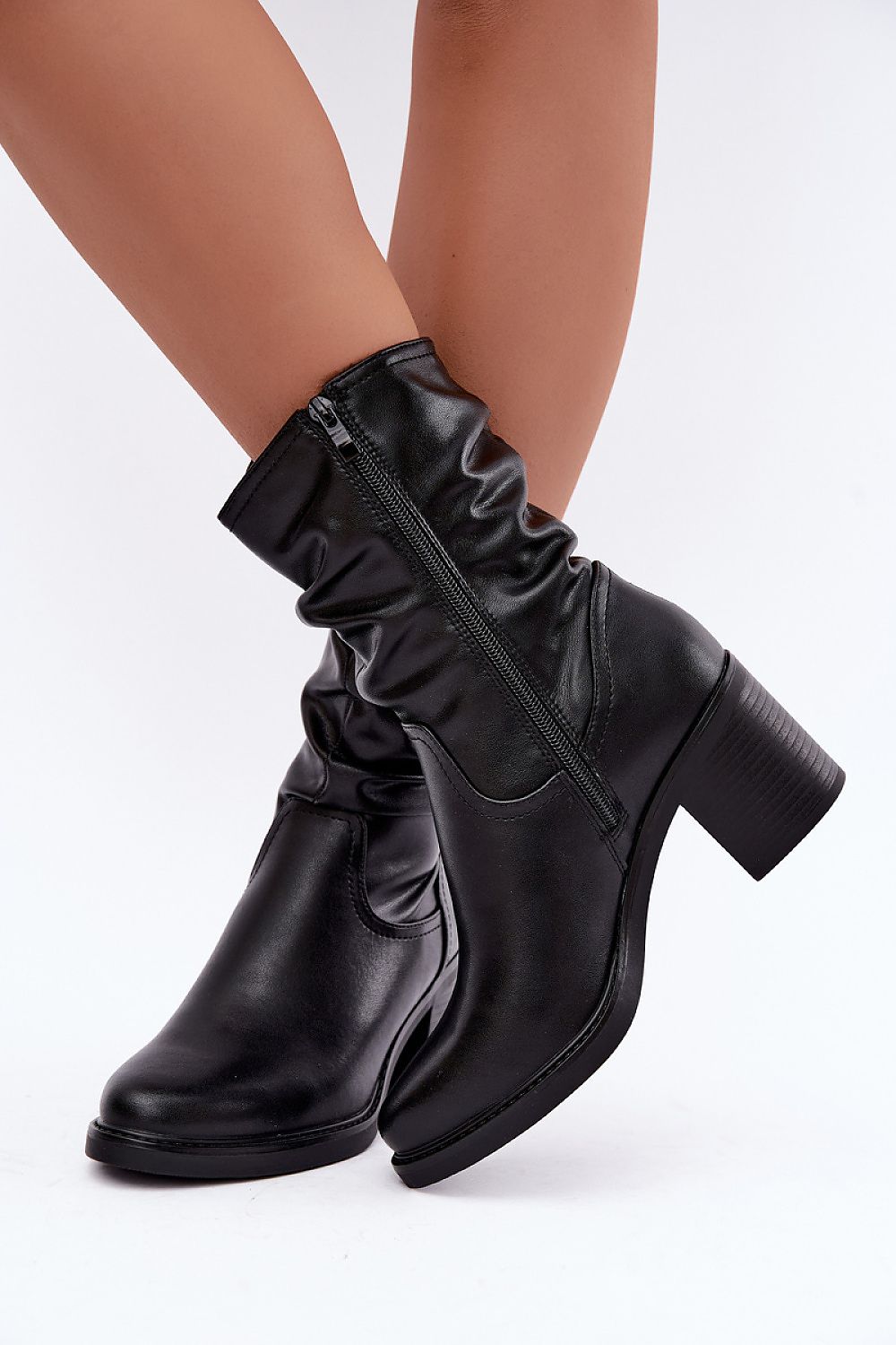  Botine cu toc model 232065 Step in style 